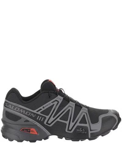 Salomon Speedcross 3 Gtx Rubber-trimmed Gore-tex Mesh Sneakers In Black