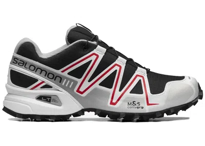 Pre-owned Salomon Speedcross 3 Gradient Sneakers In Black/white/goji Berry