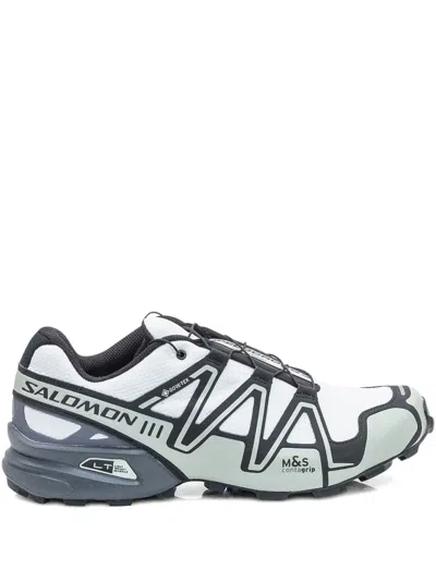 Salomon White Speedcross-3 Gtx Sneakers In Multi