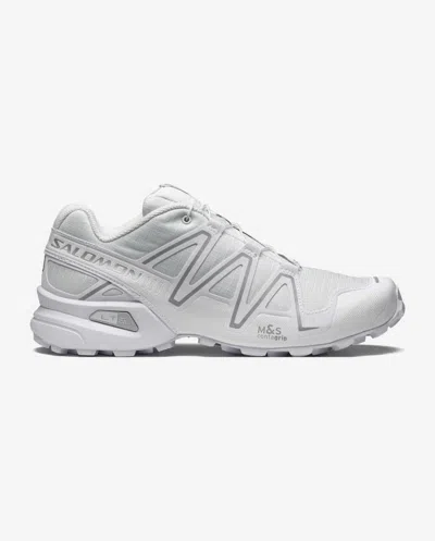 Salomon White Speedcross 3 Technical Mesh Trail Sneakers