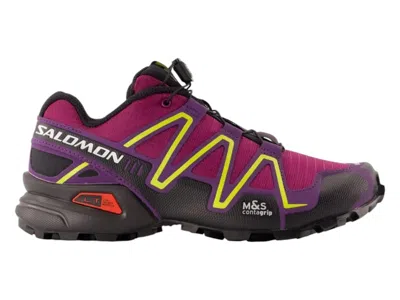 Pre-owned Salomon Speedcross 3 Sneakers In Plum/black/crown