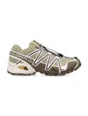 Salomon 3 Speedcross Low-top Mesh Sneakers In Military Olive