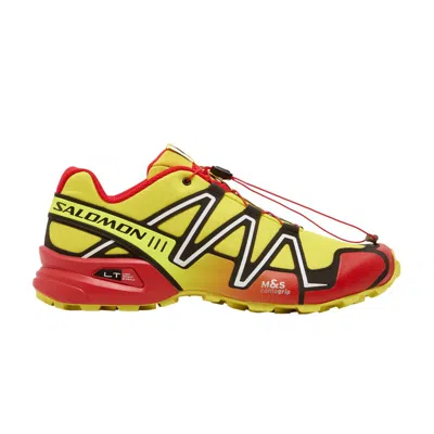 Pre-owned Salomon Speedcross 3 'sulphur Spring High Risk Red' In Yellow