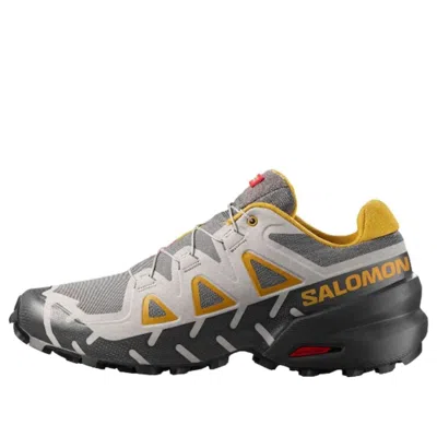 Salomon Speedcross 6 20 Years Panelled Sneakers In Gray