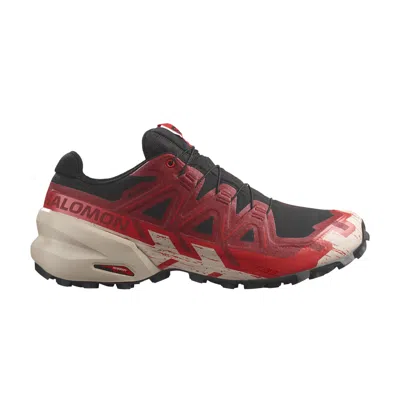 Pre-owned Salomon Speedcross 6 Gore-tex 'black Poppy Red'