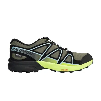 Pre-owned Salomon Speedcross Cswp Junior 'deep Lichen Green' | Kid's Size 4