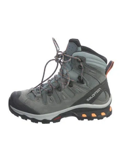 Pre-owned Salomon Suede Hiking Boots In Multicolor