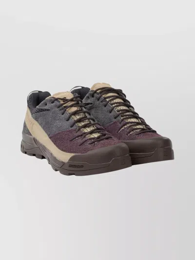 Salomon Suede Low-top Sneakers Rubber Sole In Multi