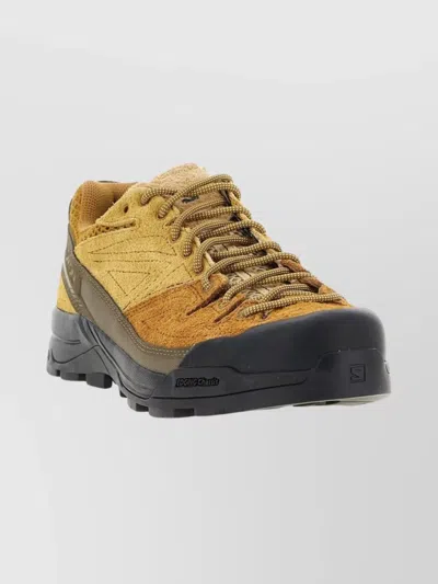 Salomon Suede X-alp Sneakers Rubber Sole In Brown