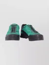 Salomon Suede Mesh Sneakers Pull Tab Rubber Sole In Multi