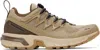 Salomon Tan Acs + Og Sneakers In Safari/kelp/dark Ear