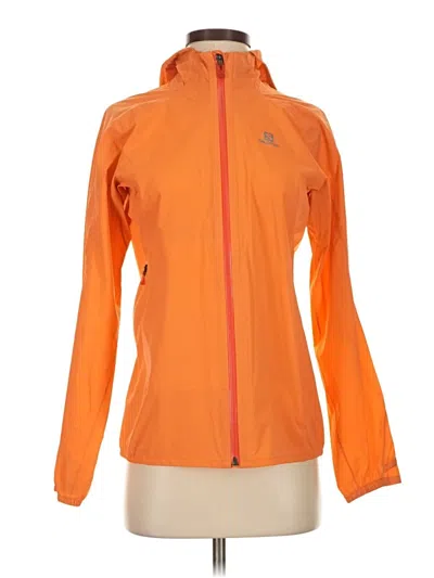 Pre-owned Salomon Track Jacket In Orange