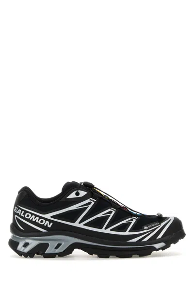 Salomon Two-tone Gore-tex® And Fabric Xt-6 Sneakers In White