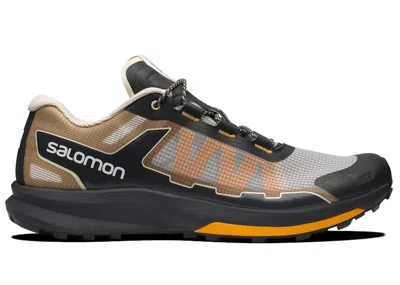 Pre-owned Salomon Ultra Raid Black Sand Orange Blaze Sneakers In Ebony/bleached Sand/autumn Blaze In Multi