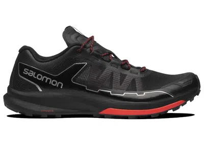 Pre-owned Salomon Ultra Raid Sneakers In Black/racing Red/silver Metallic X