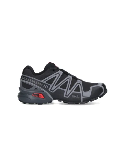 Salomon Unisex Everyday Trail Sneakers In Black