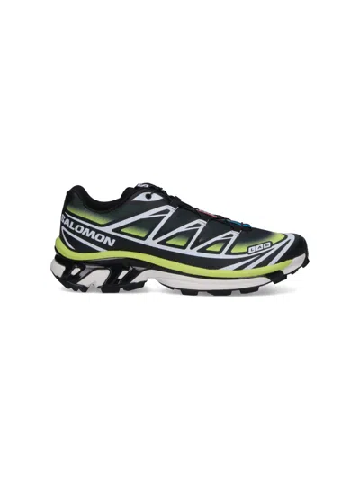 Salomon Unisex Trail-inspired Sneakers In Black