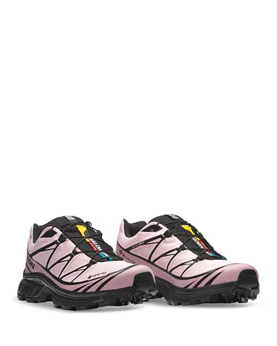 Salomon Unisex Xt-6 Gtx Sneakers In Pink