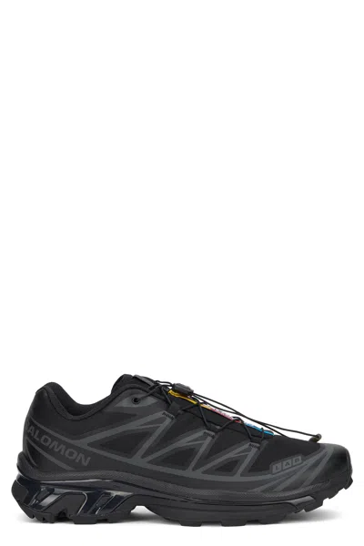 Salomon Unisex Xt-6 Low Sneaker In Black