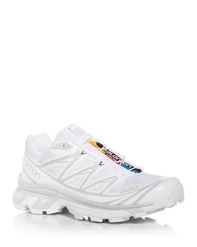 Salomon Unisex Xt-6 Sportstyle Low Top Sneakers In White