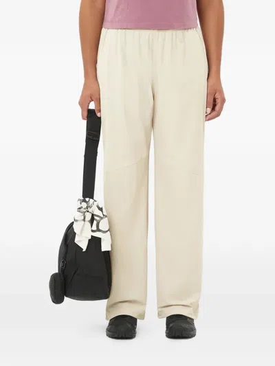 Salomon Wayfarer Ease Elasticated Panelled Track Pants In White