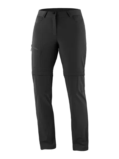 Salomon Wayfarer Zip Off Pants W In Black