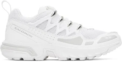 Salomon White Acs + Og Sneakers In White/white/ftw Silv
