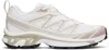 Salomon White & Beige Xt-6 Expanse Sneakers In White/rainy Day/oxfo