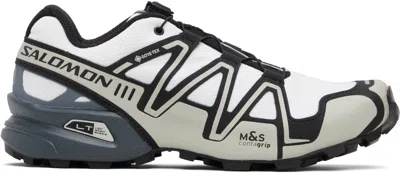 Salomon ホワイト＆グレー Speedcross 3 Gtx スニーカー In Multi