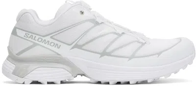 SALOMON WHITE & GRAY XT-PATHWAY 2 SNEAKERS