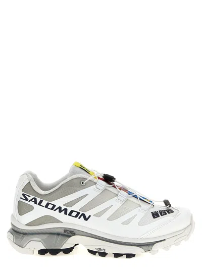 Salomon White Lace Up Xt-4 Sneakers