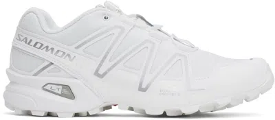 SALOMON WHITE SPEEDCROSS 3 SNEAKERS
