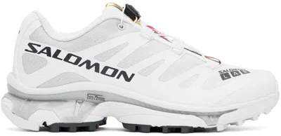Salomon White Xt-4 Og Sneakers In White/ebony/lunarroc