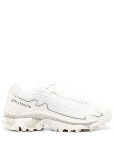 SALOMON WHITE XT-SLATE PANELLED SNEAKERS