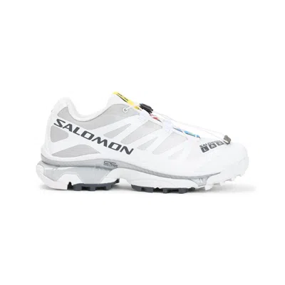 Salomon White Xt-4 Og Textile Sneakers In Multi