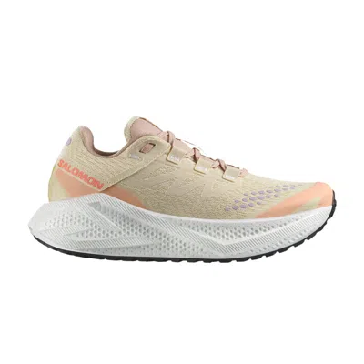 Pre-owned Salomon Wmns Aero Glide 3 Grvl 'shortbread' | Cream | Women's Size 7 In White