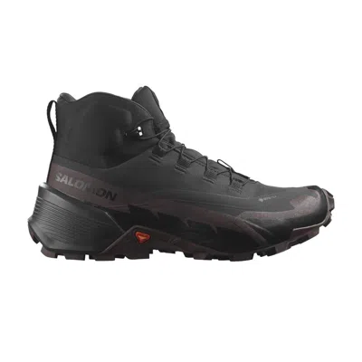 Pre-owned Salomon Wmns Cross Hike 2 Mid Gore-tex Wide 'black Magnet'
