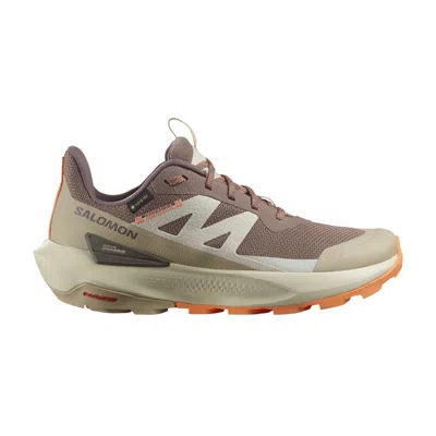 Pre-owned Salomon Wmns Elixir Activ Gore-tex 'falcon Papaya' In Brown