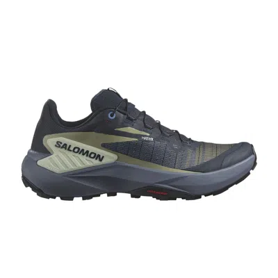 Pre-owned Salomon Wmns Genesis 'carbon Aloe Wash' In Grey