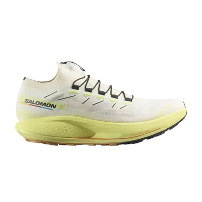 Pre-owned Salomon Wmns Pulsar Trail Pro 2 'vanilla Ice Sunny Lime' In Cream