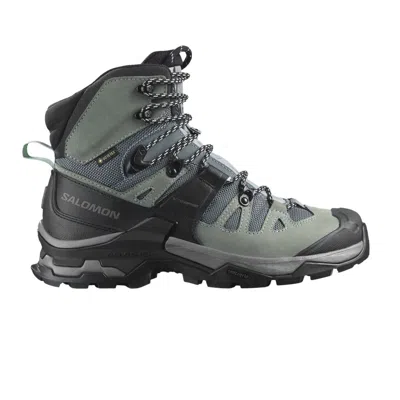 Pre-owned Salomon Wmns Quest 4 Gore-tex 'slate Opal Blue' In Grey