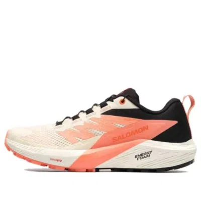 Salomon (wmns)  Sense Ride 5 'cream White Orange' In Multi