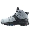Salomon 萨洛蒙 户外女款徒步鞋x Ultra 4 Mid Wide Gtx In Metallic