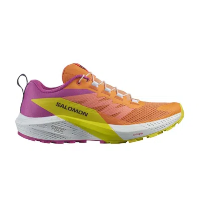 Pre-owned Salomon Wmns Sense Ride 5 'bird Of Paradise' In Orange