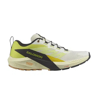 Pre-owned Salomon Wmns Sense Ride 5 'vanilla Ice Sulphur Spring' In Cream