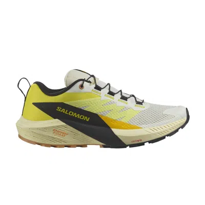 Pre-owned Salomon Wmns Sense Ride 5 'vanilla Ice Sulphur Spring' In Cream