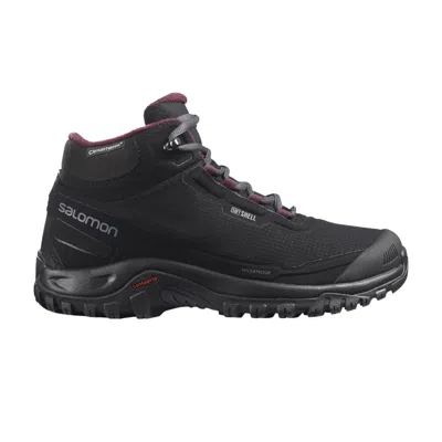 Pre-owned Salomon Wmns Shelter Cswp 'black Ebony'