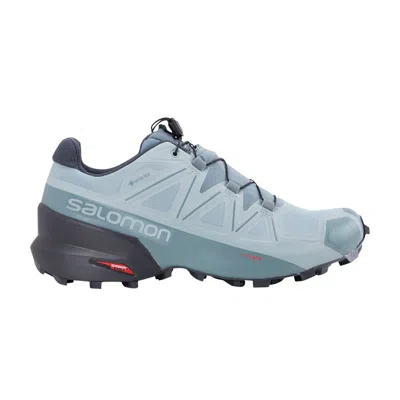 Pre-owned Salomon Wmns Speed Cross 5 'icy Morn' In Green