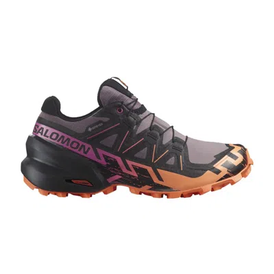 Pre-owned Salomon Wmns Speedcross 6 Gore-tex 'moonscape Bird Of Paradise' In Purple