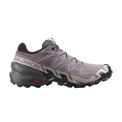 Pre-owned Salomon Wmns Speedcross 6 Wide 'moonscape' In Purple